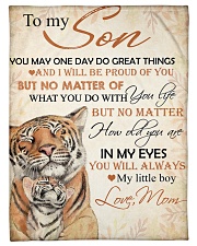 To my son - You'll always be my little boy Small Fleece Blanket - 30" x 40" front