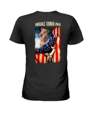 Airedale Terrier papa Ladies T-Shirt tile