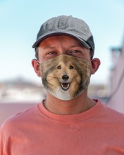 Amazing Sheltie Cloth face mask aos-face-mask-lifestyle-06