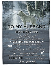 To my husband - I love you always and forever Large Fleece Blanket - 60" x 80" front