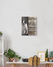 Boston terrier - I am your friend 11x14 Gallery Wrapped Canvas Prints aos-canvas-pgw-11x14-lifestyle-front-03