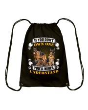 German Shepherd - You'll never understand Drawstring Bag tile