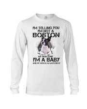 I am a baby Boston Long Sleeve Tee tile