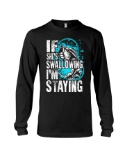 I'm staying Long Sleeve Tee tile