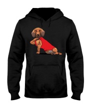 Dachshund - I love mom Hooded Sweatshirt tile