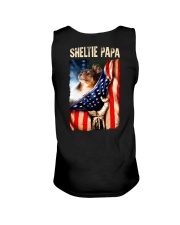 Sheltie papa Unisex Tank tile