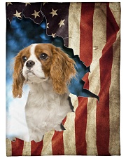 Beautiful Cavalier King Charles Spaniel Large Fleece Blanket - 60" x 80" front