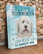 Old English Sheepdog - I'll always be there 11x14 Gallery Wrapped Canvas Prints aos-canvas-pgw-11x14-lifestyle-front-18