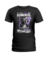 Staffordshire - Better pray I don't get up Ladies T-Shirt tile