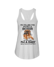 I'm a boxer baby Ladies Flowy Tank tile