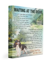 Waiting at the door - Cavalier 11x14 Gallery Wrapped Canvas Prints front