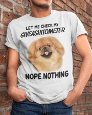 Pekingese - Nope nothing Classic T-Shirt apparel-classic-tshirt-lifestyle-26