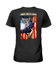 Chinese Crested mama Ladies T-Shirt back