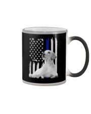 American labrador - Back print Color Changing Mug tile