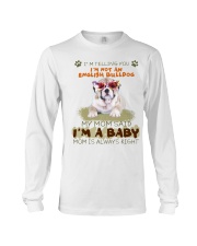 English Bulldog - I'm a baby Long Sleeve Tee tile