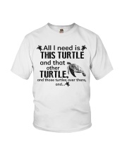 I love turtles Youth T-Shirt tile