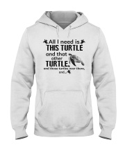 I love turtles Hooded Sweatshirt front