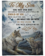To my son - You will always be my little boy Large Fleece Blanket - 60" x 80" front