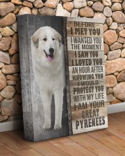 Great Pyrenees - Before I met you 11x14 Gallery Wrapped Canvas Prints aos-canvas-pgw-11x14-lifestyle-front-18