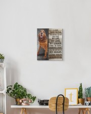 Bloodhound - I am your friend 11x14 Gallery Wrapped Canvas Prints aos-canvas-pgw-11x14-lifestyle-front-03