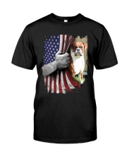 Boxer - Behind the flag - Front printed Classic T-Shirt front