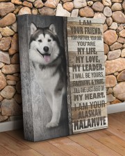 Alaskan Malamute - I am your friend 11x14 Gallery Wrapped Canvas Prints aos-canvas-pgw-11x14-lifestyle-front-18