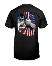 Schnauzers American Flag Classic T-Shirt back