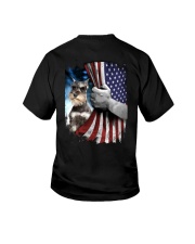 Schnauzers American Flag Youth T-Shirt tile
