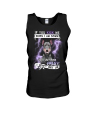 Doberman - Better pray I don't get up Unisex Tank tile