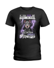 Doberman - Better pray I don't get up Ladies T-Shirt tile