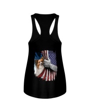 Papillon American Flag Ladies Flowy Tank tile