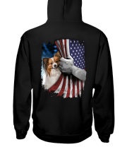 Papillon American Flag Hooded Sweatshirt tile