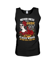 June girl - Don't mess with us Unisex Tank tile