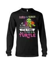 It's time to be turtle Long Sleeve Tee tile