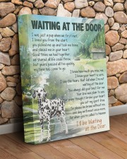 Waiting at the door - Dalmatian 11x14 Gallery Wrapped Canvas Prints aos-canvas-pgw-11x14-lifestyle-front-18