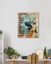German Shepherd - In your heart 16x20 Gallery Wrapped Canvas Prints aos-canvas-pgw-16x20-lifestyle-front-03