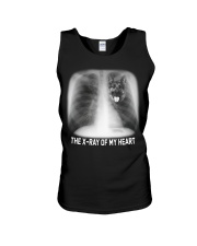 German Shepherd - The X-ray of my heart Unisex Tank tile