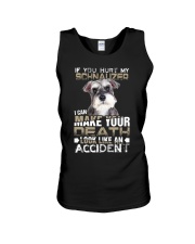 Schnauzer - If you hurt my schnauzer Unisex Tank tile