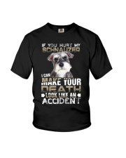 Schnauzer - If you hurt my schnauzer Youth T-Shirt tile