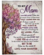 To my mom - I love you with all my heart Large Fleece Blanket - 60" x 80" front