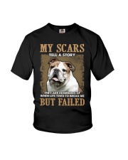 Bulldog - My scars Youth T-Shirt tile