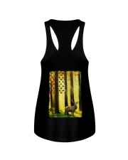 Deer hunting Ladies Flowy Tank tile