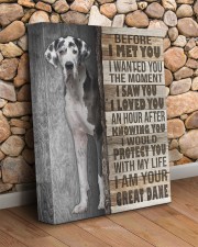 Great Dane - Before I met you 11x14 Gallery Wrapped Canvas Prints aos-canvas-pgw-11x14-lifestyle-front-18