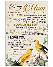 To my mom - You will always be your little boy 11x17 Poster front