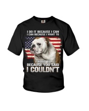 Bulldog - I do it because I can Youth T-Shirt tile