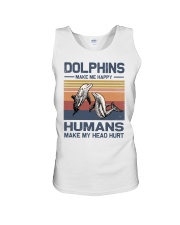 I love dolphins Unisex Tank tile
