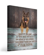 German Shepherd - I'll be there 16x20 Gallery Wrapped Canvas Prints front
