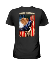 Yorkshire Terriers mama Ladies T-Shirt back