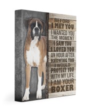 Boxer - Before I met you 11x14 Gallery Wrapped Canvas Prints front