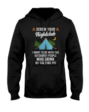 Night club Hooded Sweatshirt tile